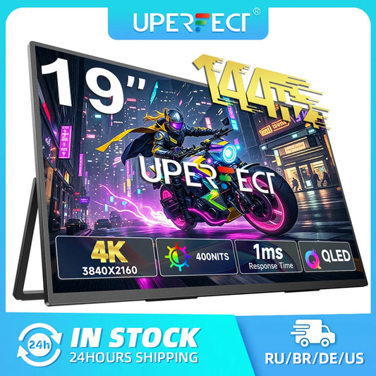 Uperfect UColor 19″ 4K UHD QLED Monitor | 144Hz HDR400 | IPS Gaming & Creator Display | FreeSync