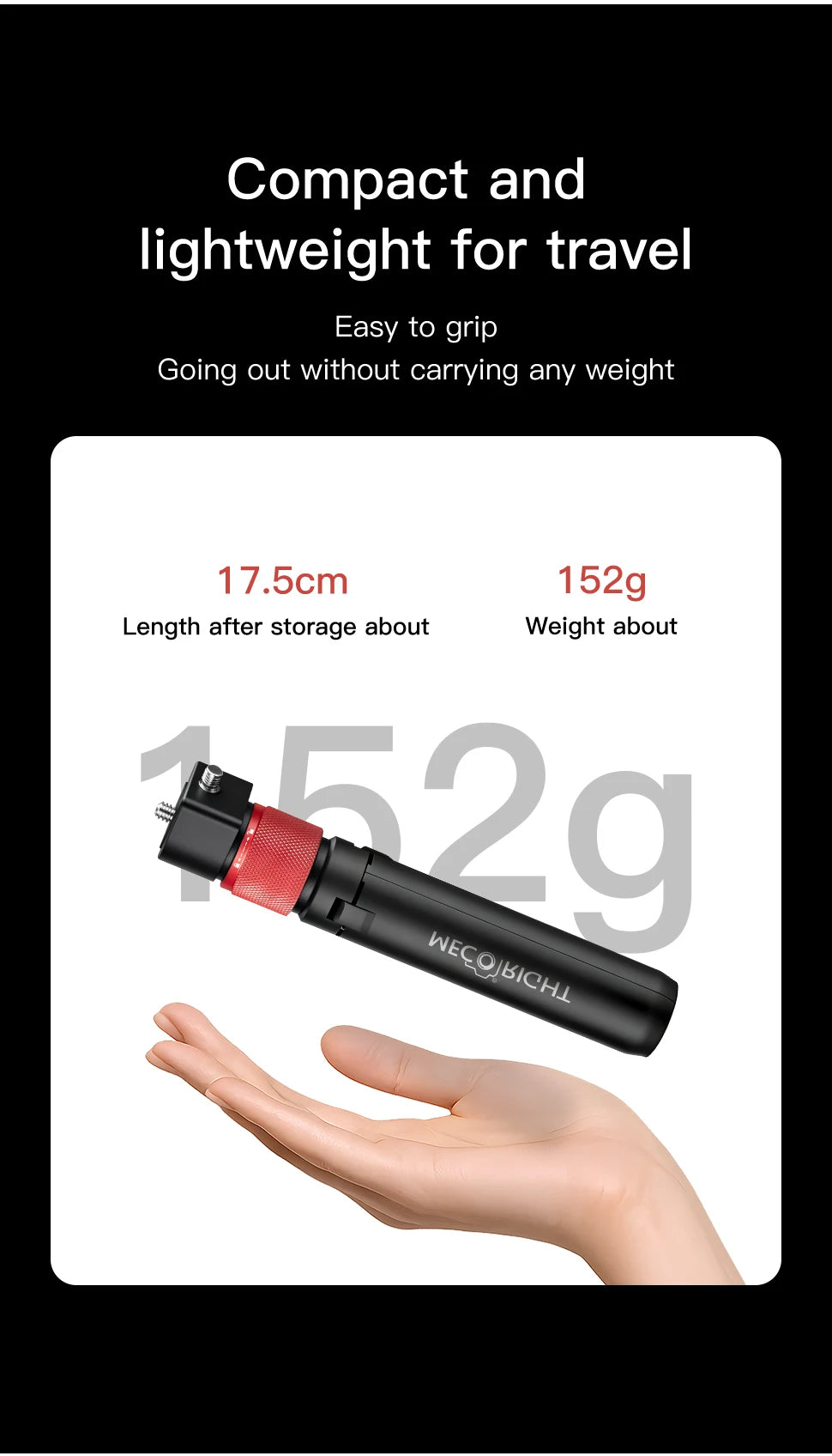Multifunction Selfie Stick Handle Tripod Bundle for Action Cameras