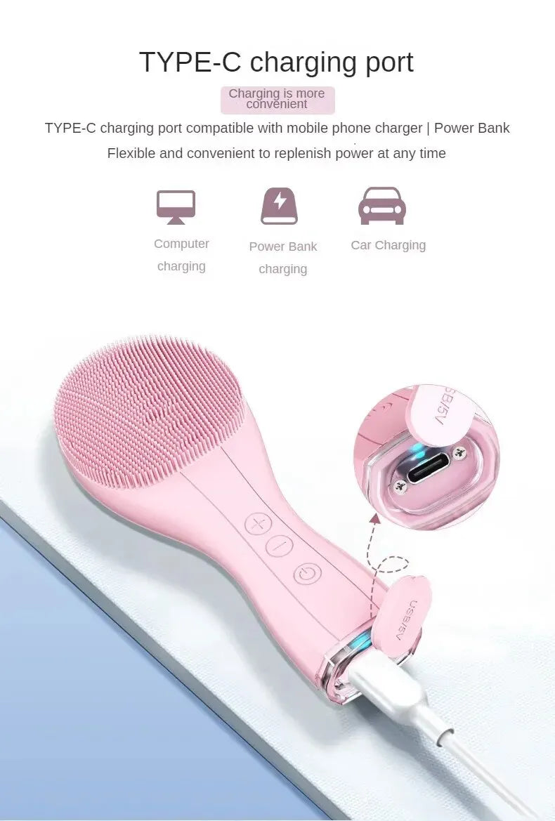 X2 Electric Face Cleansing Brush – IPX7 Rechargeable Acne & Blackhead Remover