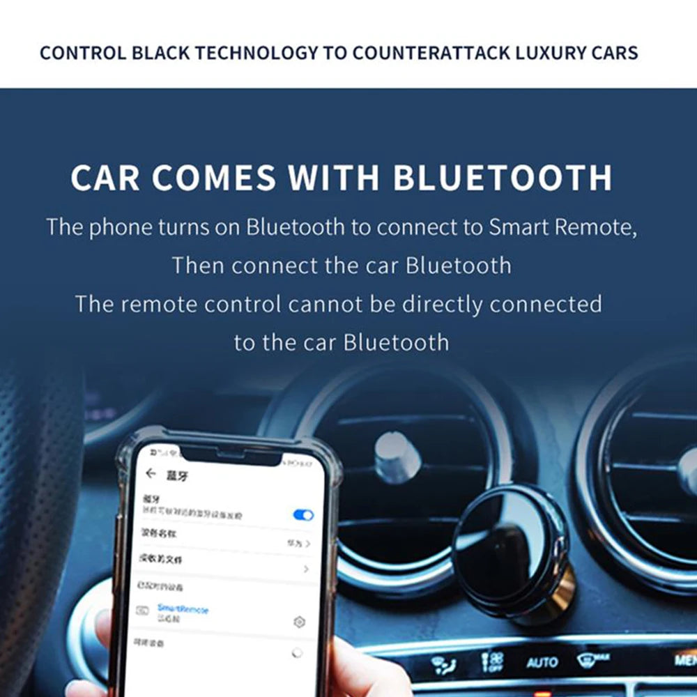 Wireless Bluetooth Media Button Remote Control for Music & Camera
