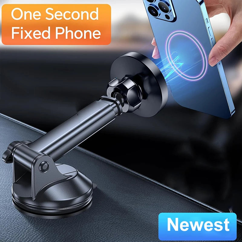 30W Magnetic Wireless Car Charger with Cooling Fan – Qi Fast Charging for iPhone