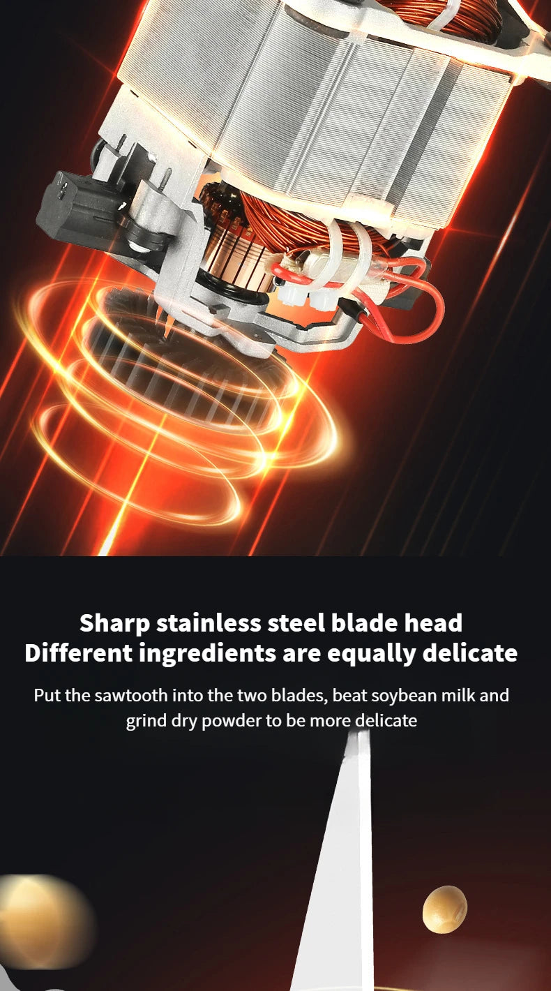 1.5L Electric Blender Juicer 850W – Multi-Function Food Processor & Smoothie Maker