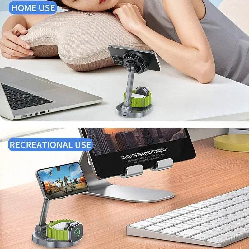 VIKEFON Magnetic Wireless Charger Stand + Phone Cooling Radiator (Apple Devices Only)