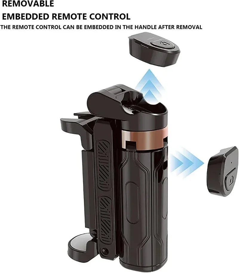 Bluetooth Selfie Stick Tripod – Aluminum Extendable Phone Stand with Remote Control