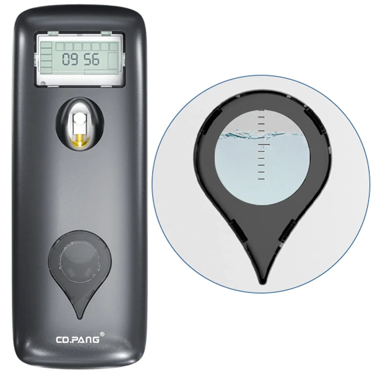 CDWK Automatic Liquid Air Freshener Dispenser – 300ml, No-Drill Wall Mount, LCD Timer