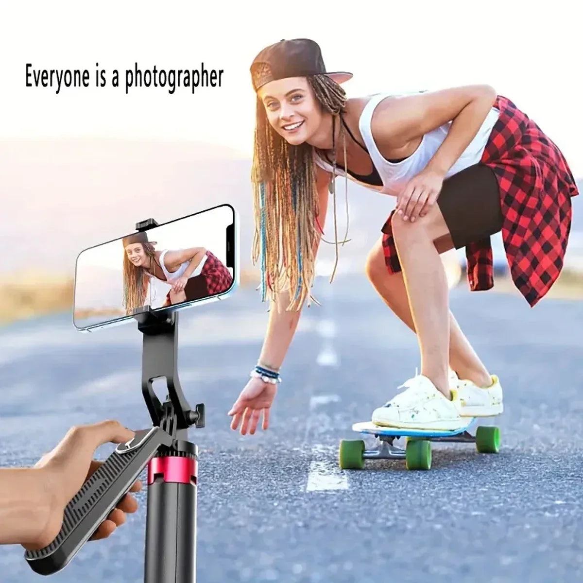 Professional Aluminum Tripod Stand for Video Cameras & Filmmaking