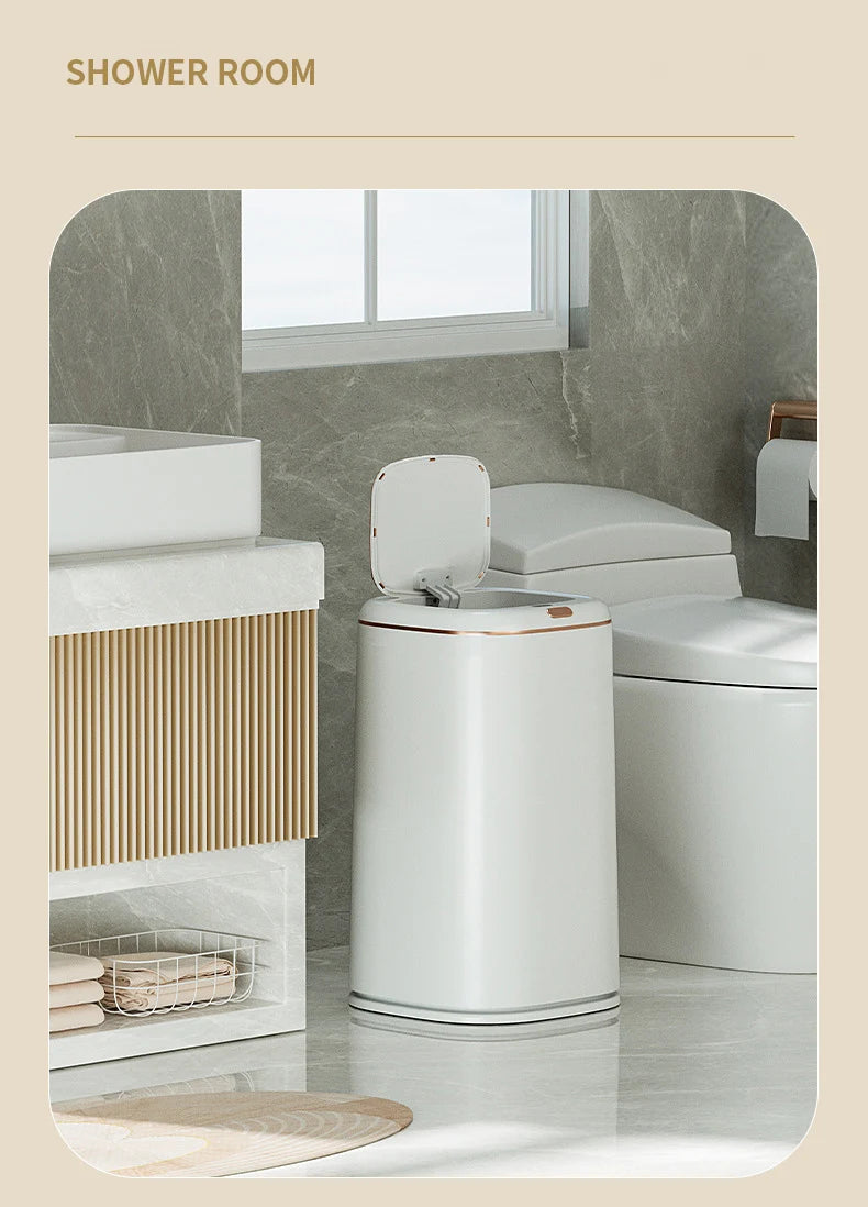 Large Smart Sensor Trash Can 20L / 35L / 40L – Touchless Automatic Garbage Bin for Kitchen