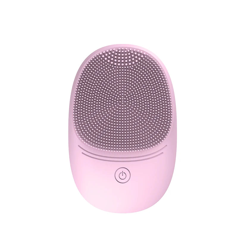 Silicone Sonic Facial Cleansing Brush – Battery Powered Deep Clean Skincare Tool