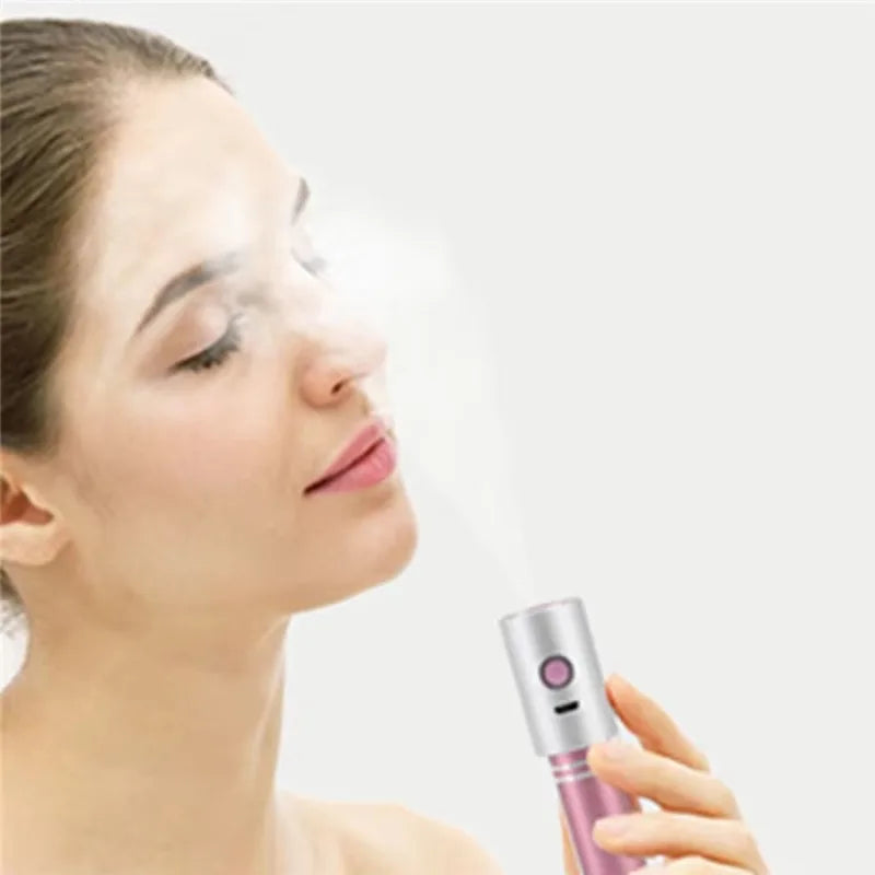 SWZ Mini Ultrasonic Humidifier & Mist Sprayer – USB Rechargeable Portable Air Moisturiser