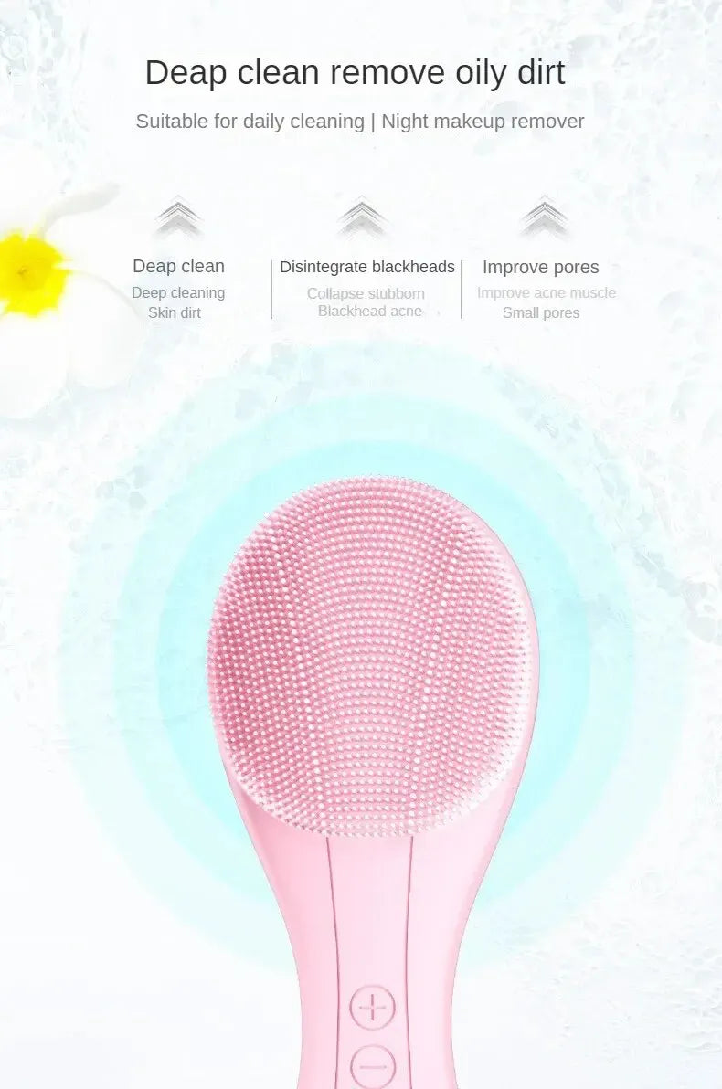 X2 Electric Face Cleansing Brush – IPX7 Rechargeable Acne & Blackhead Remover
