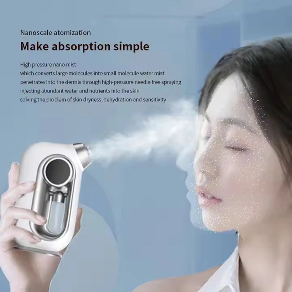 Vilnason ZYP-002 Hot & Cold Facial Steamer – Blue Light Nano Mist Oxygen Injector