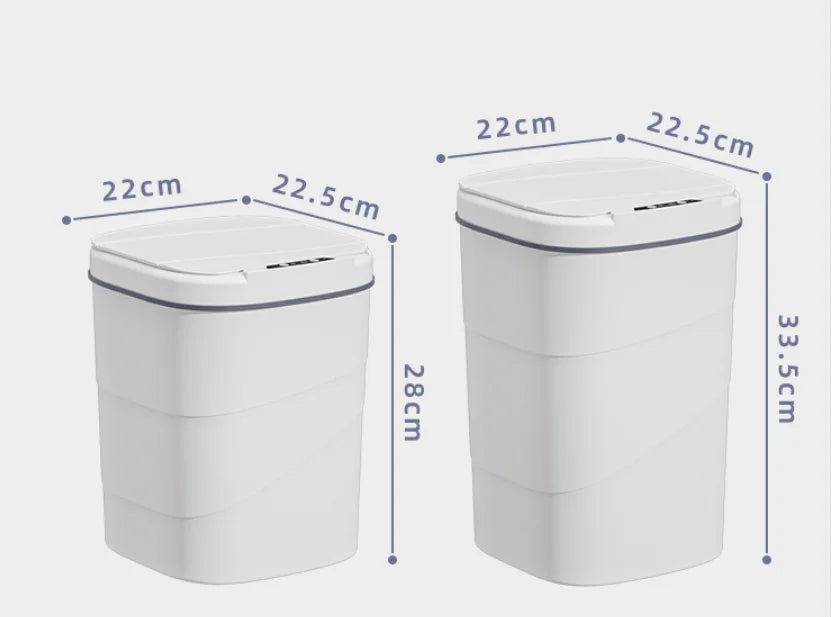 Automatic Induction Trash Can – Hands-Free Wave Sensor Bin (13L / 17L) for Home & Office