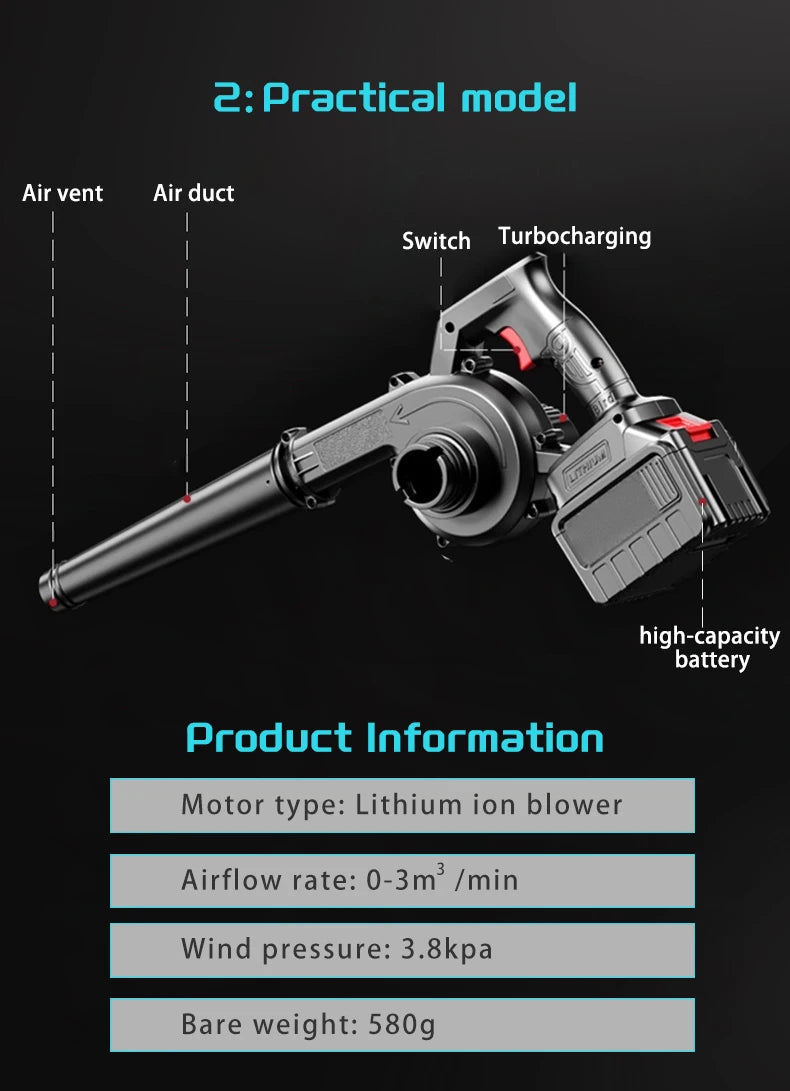 Brushless Electric Power Tool 220V – High Performance AC Motor Tool with Battery Included