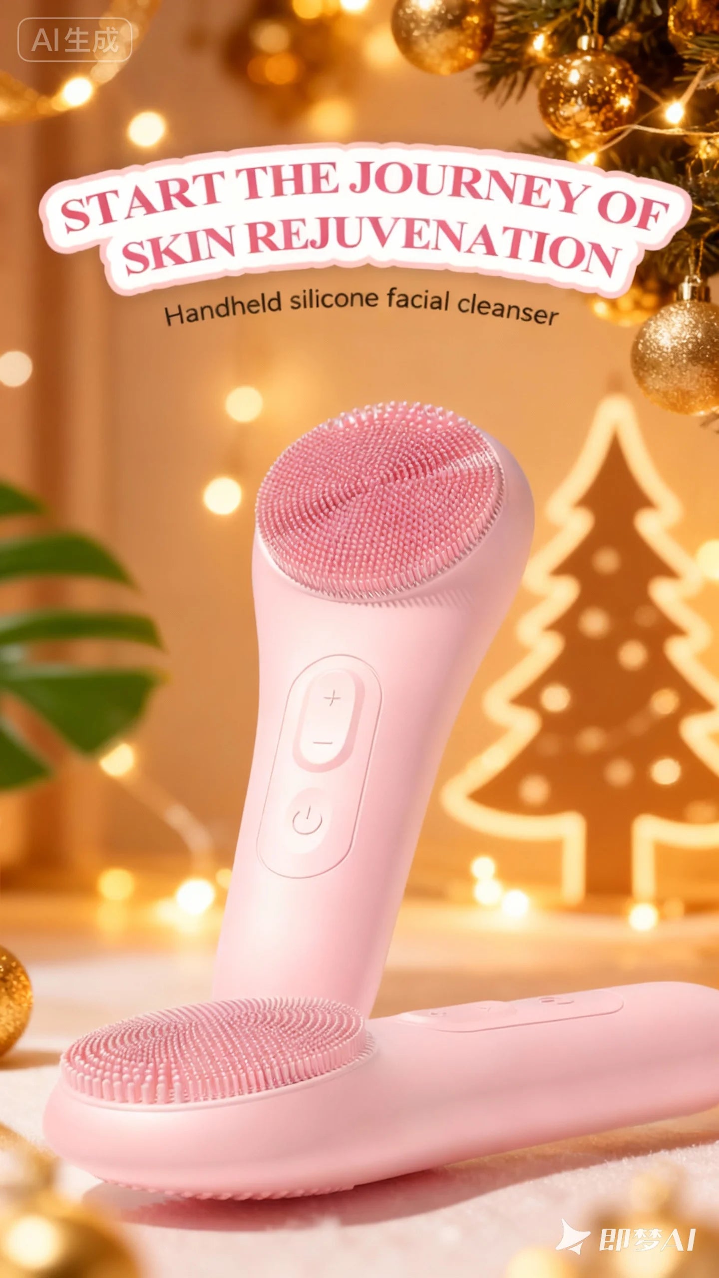 Portable Electric Face Scrubber – Silicone Exfoliating Facial Brush USB Rechargeable