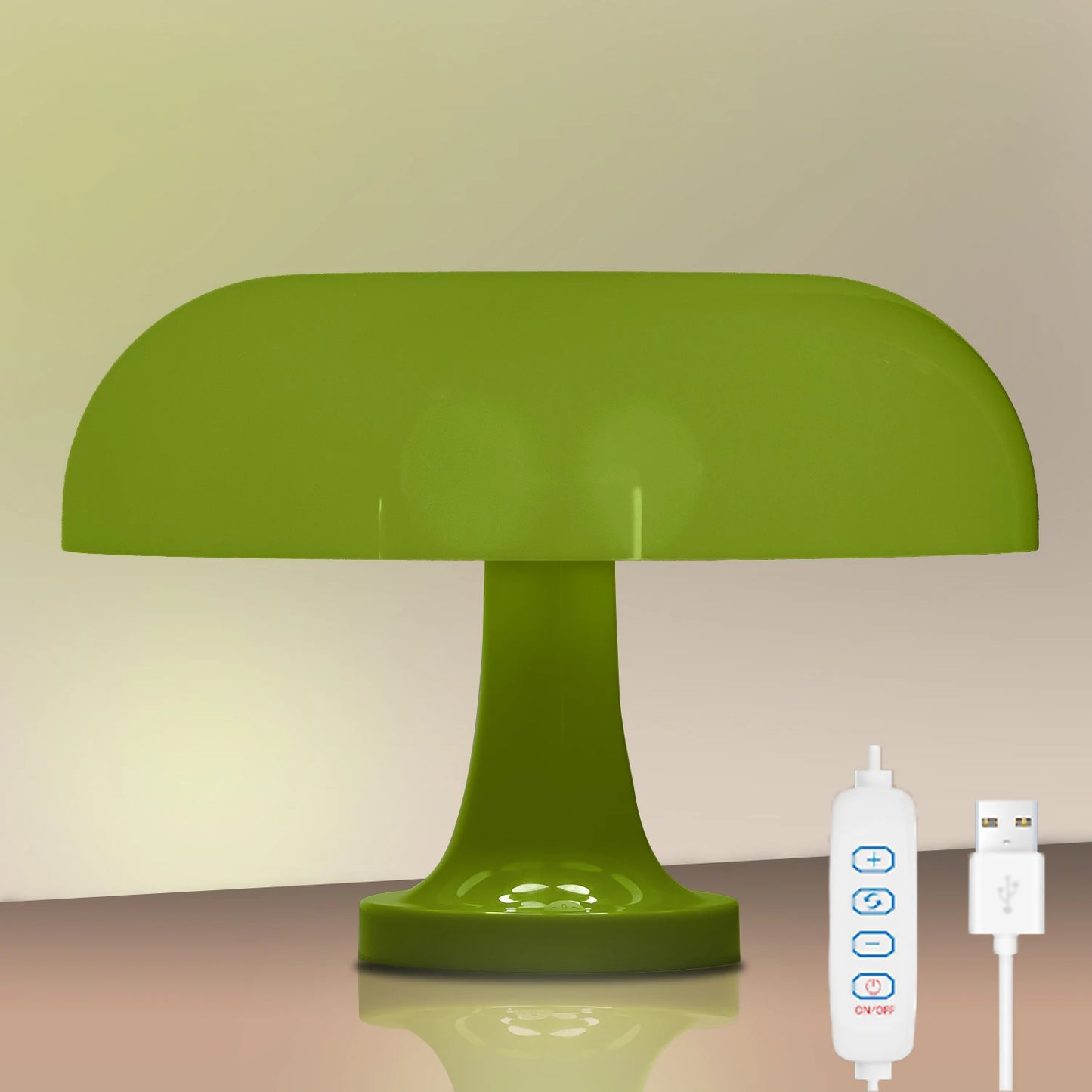 Topwinson Mushroom Night Lamp | Tri-Color Ambient Light with USB-C Charging