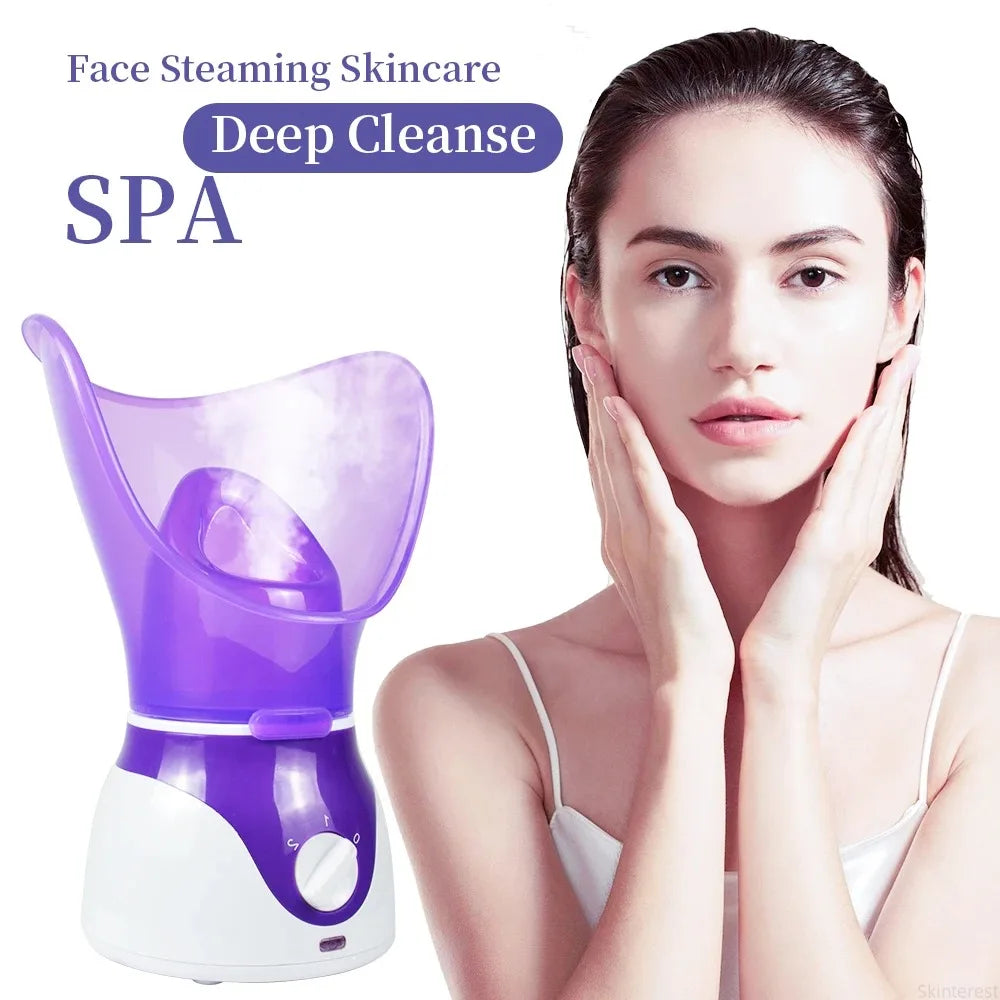 KEMOKO Electric Face Steamer – Moisturising Facial Sauna with Pore Cleansing