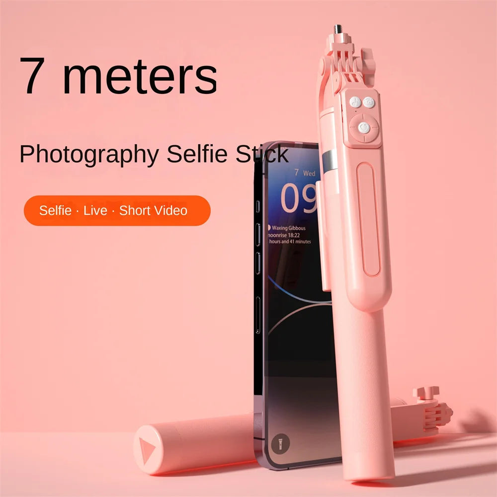 Bluetooth Selfie Stick Tripod 170cm – Lightweight Travel Stand for Phones & Cameras