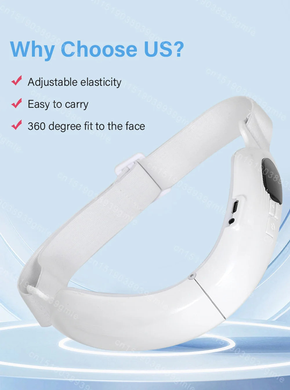 Voguish Facial Slimming Massager – EMS Microcurrent V-Line Lifting Tool