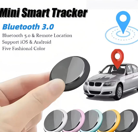 Smart GPS Tracker for iOS & Android | Bluetooth Anti-Lost Locator for Car, Kids & Travel Bags