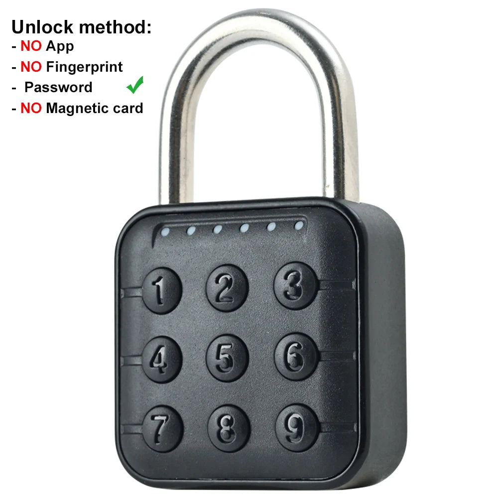 Biometric Fingerprint Padlock – Portable Keyless Lock for Locker & Luggage