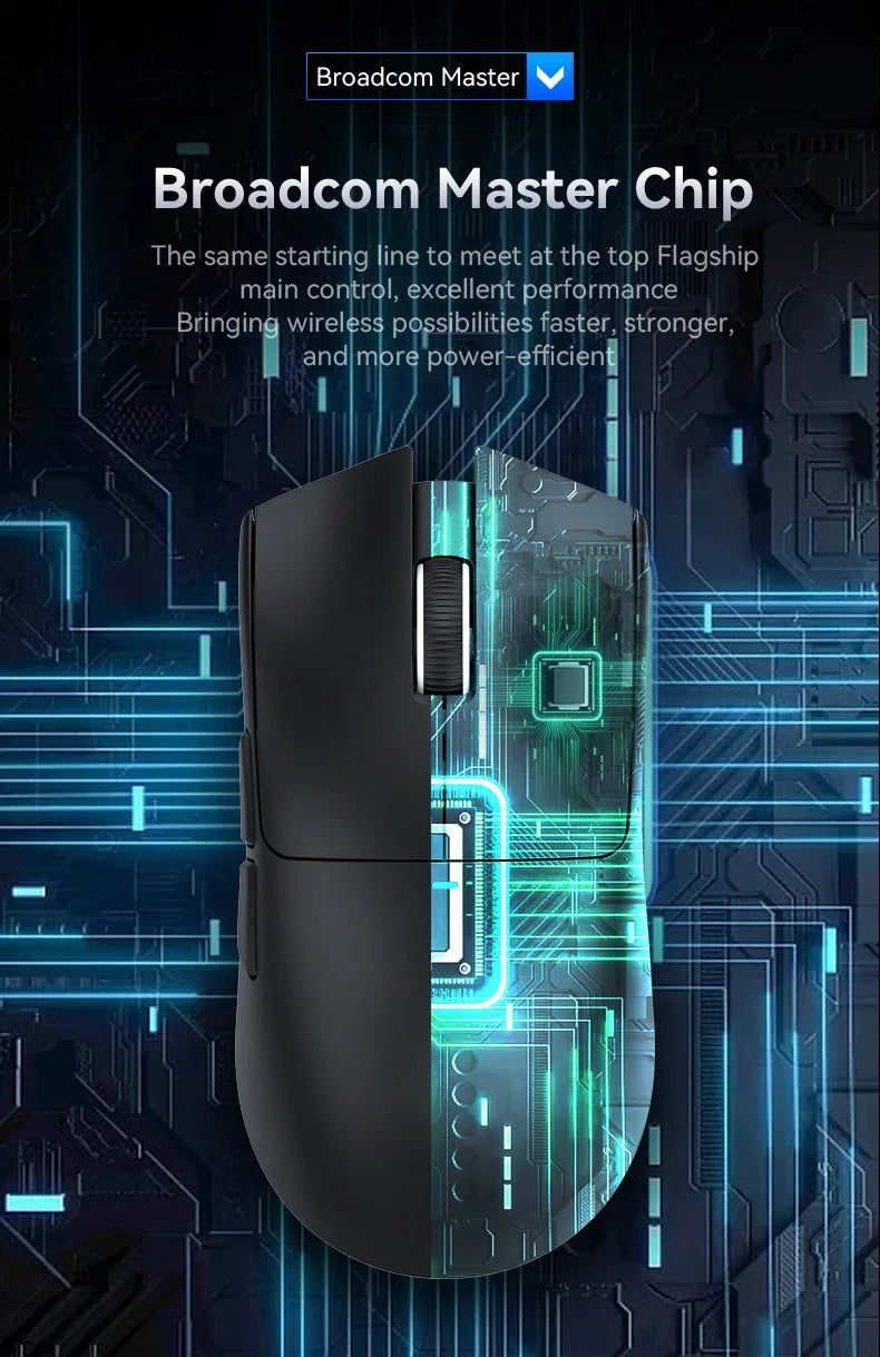 Attack Shark X11 Triple-Mode Wireless Gaming Mouse – PAW3395, 22,000 DPI, Magnetic Charging Dock