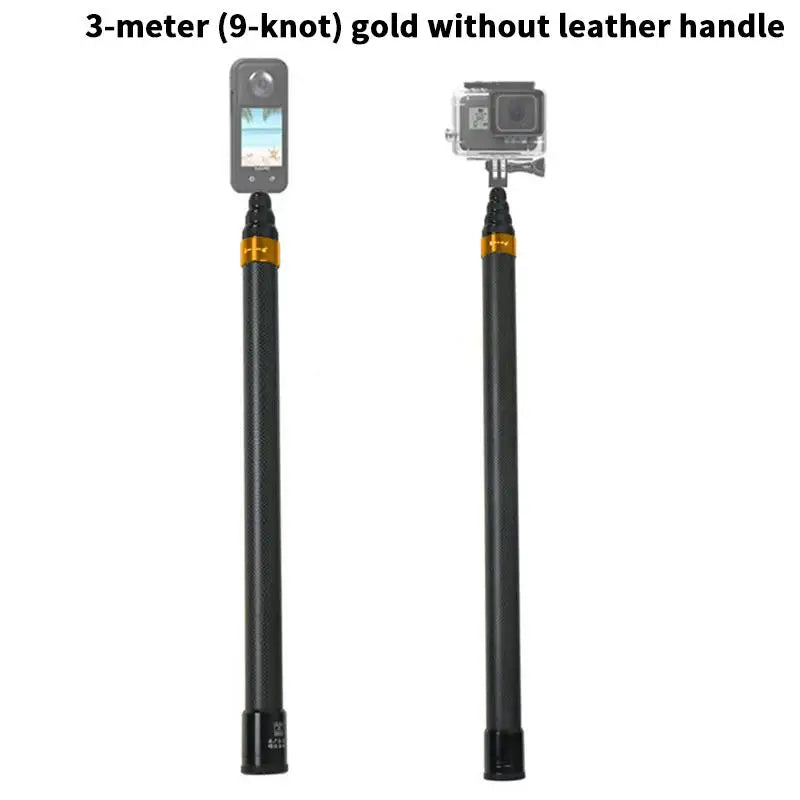 Lightweight Carbon Fiber Extension Rod for Cameras, GoPro & Smartphones