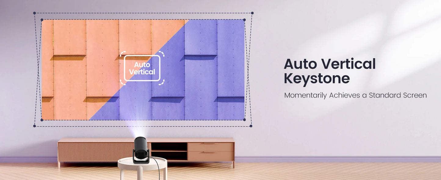 WIMIUS L1 Mini Smart Projector Android 11 | WiFi 6 Bluetooth 5.2 | 300 ANSI | 1080P Support Portable Home Theatre