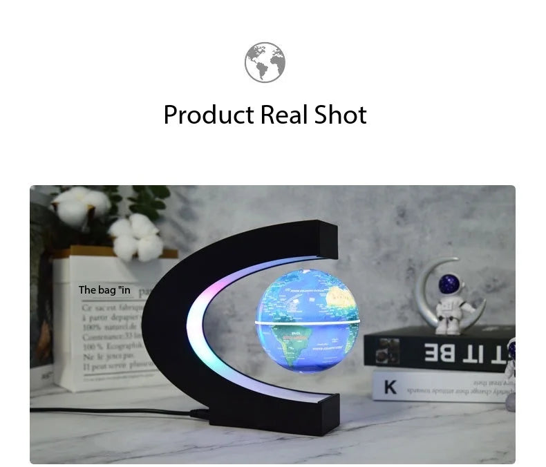 Floating LED Levitating Ball Lamp | Magnetic Suspension Desk Decor Light