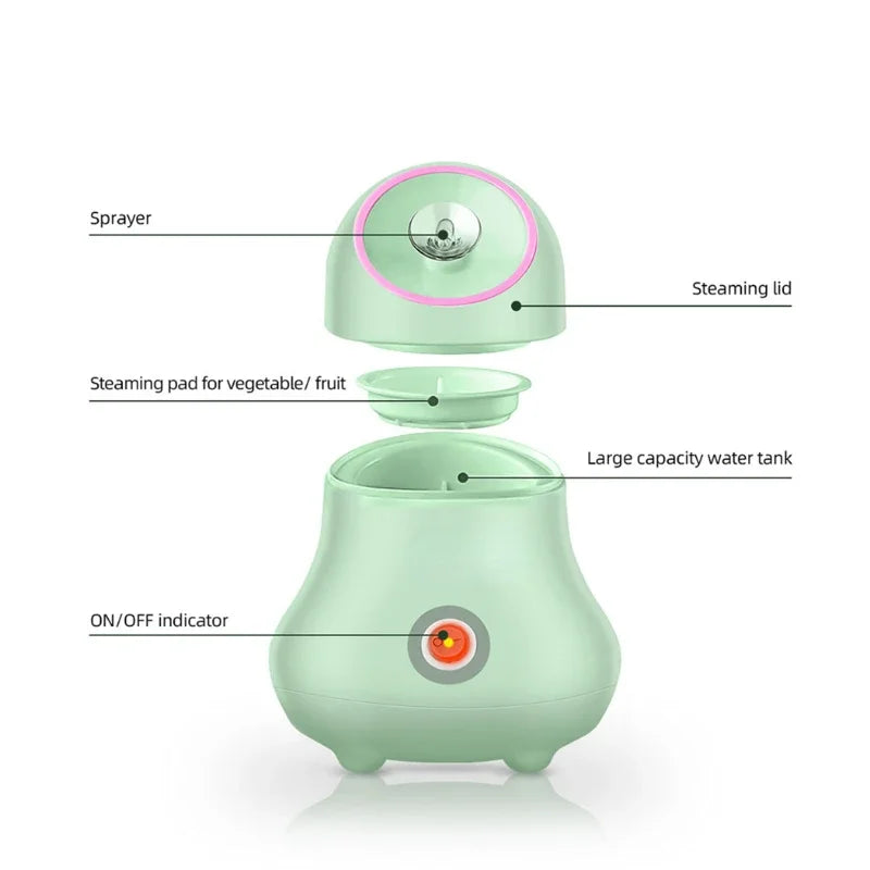 ANBADUBA Hot & Cold Facial Steamer – Nano Mist Skin Hydration & Cleansing Device