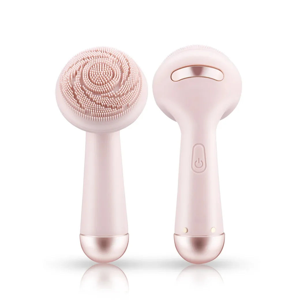 Silicone Facial Cleansing Brush – USB Rechargeable IPX6 Vibration Cleanser