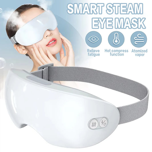 TINSOL Smart Steam Eye Mask – Heated Vibration Eye Relaxation Device
