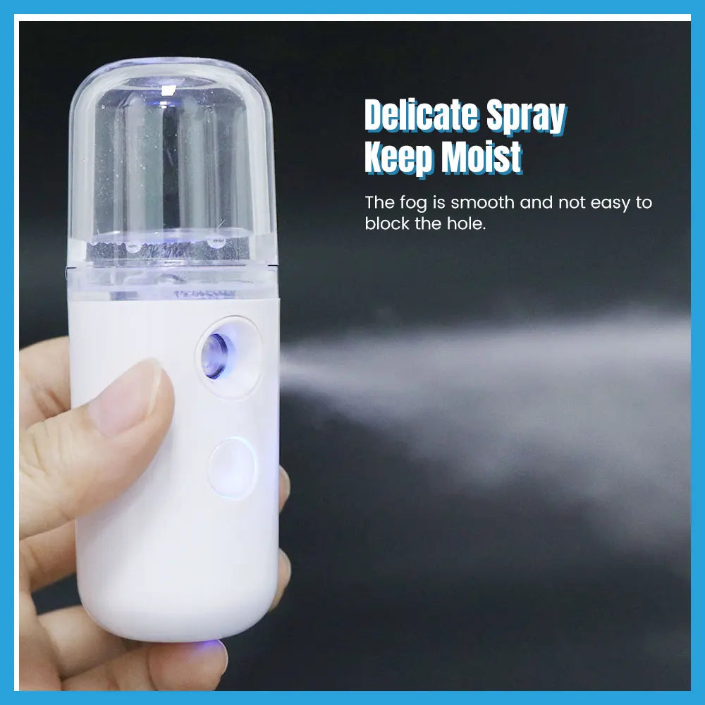 JBMBHC Rechargeable Face Mist Hydrator – Cold Spray Anti-Aging Skin Care