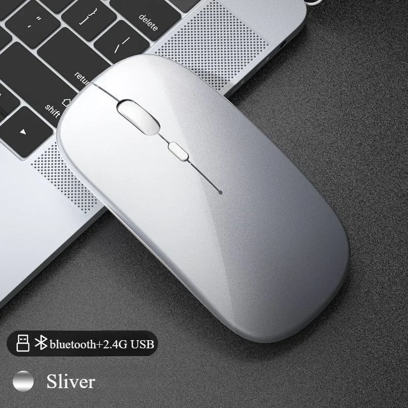 Bluetooth Wireless Mouse with Rechargeable Battery – Universal Dual-Hand Use