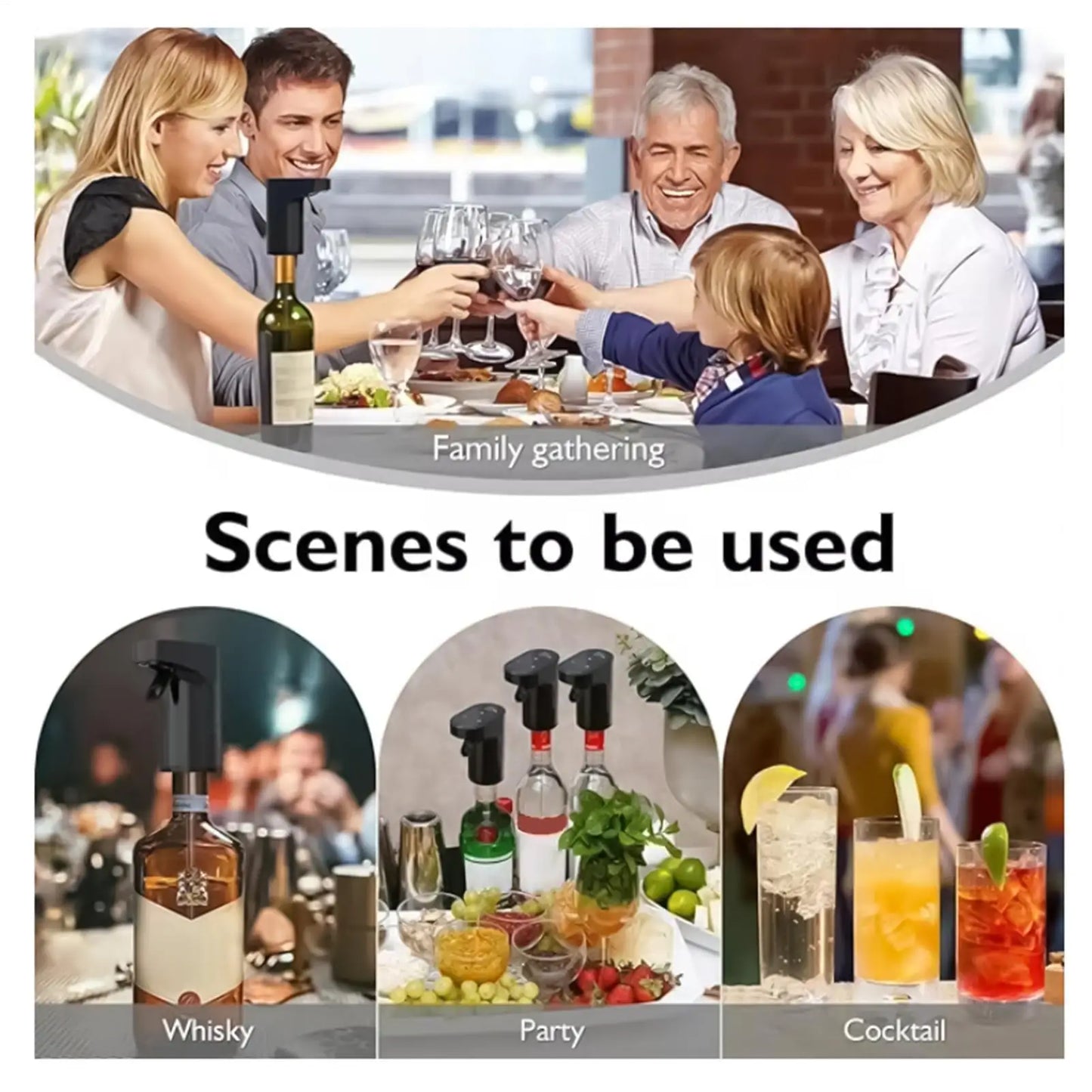 Electric Wine Decanter – Effortless Aeration & Smooth Pouring