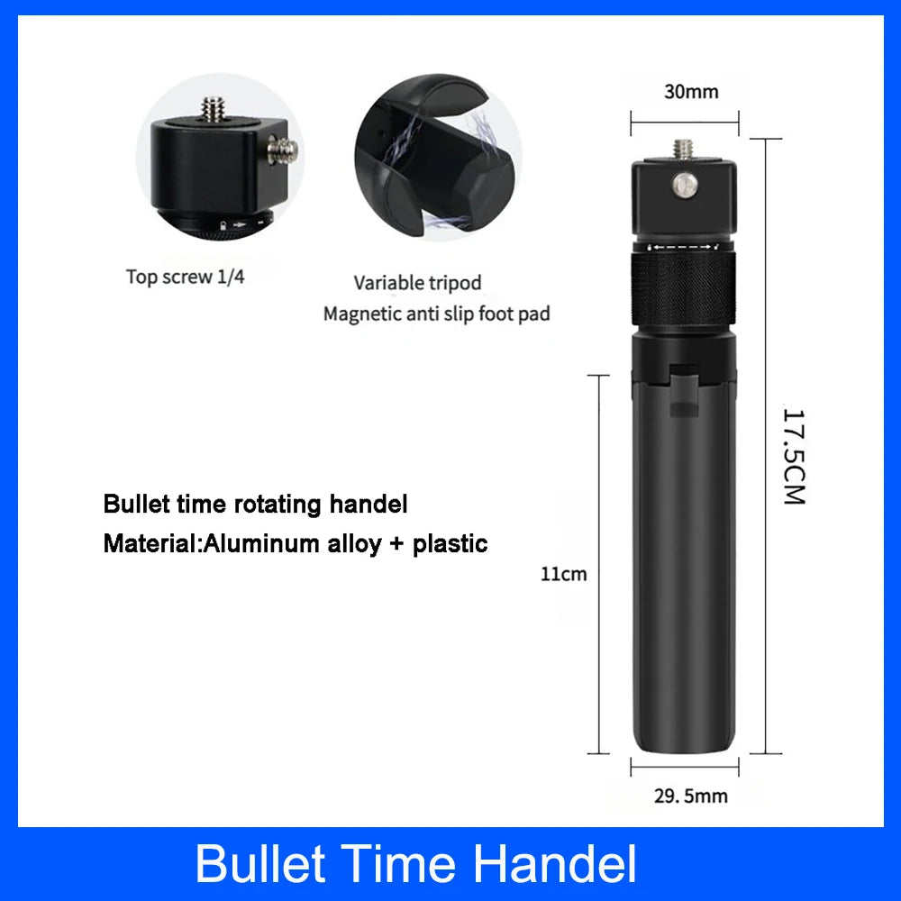 Professional Invisible Selfie Stick Tripod for Insta360 X5/X4/X3 & Action Cameras