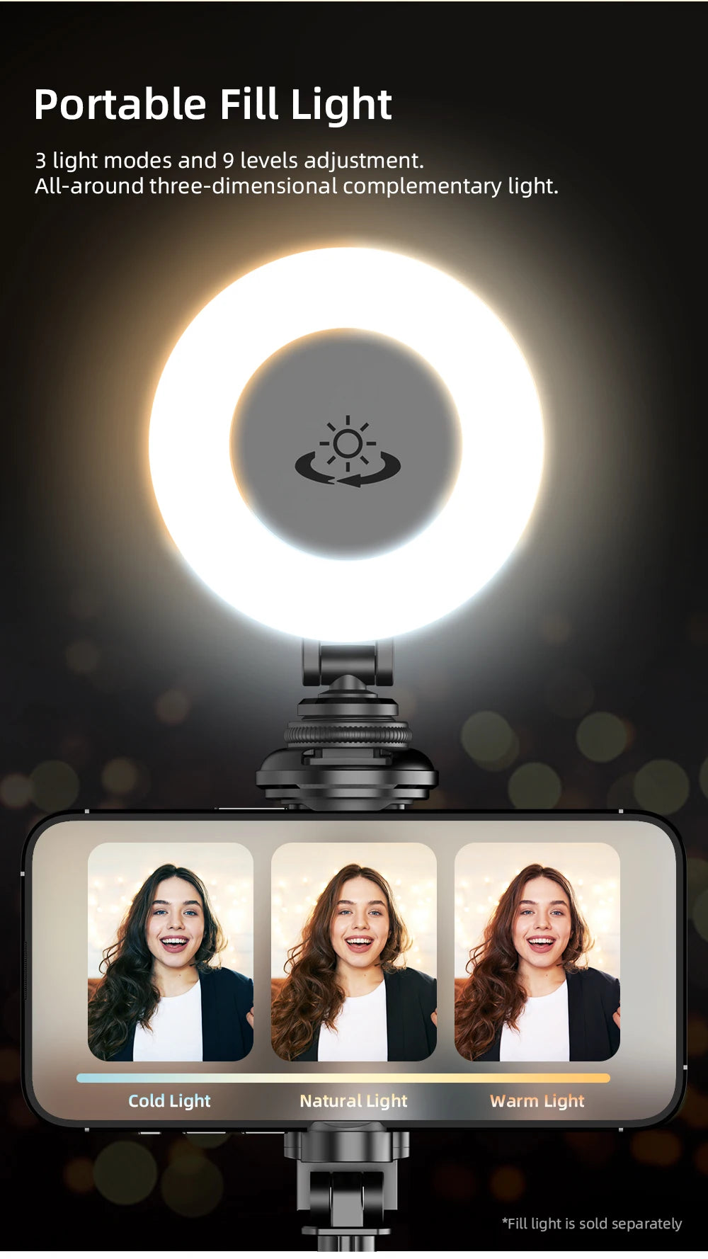 Selfieshow 1.83m Bluetooth Selfie Stick Tripod with Remote – Hidden Design, Stable & Portable