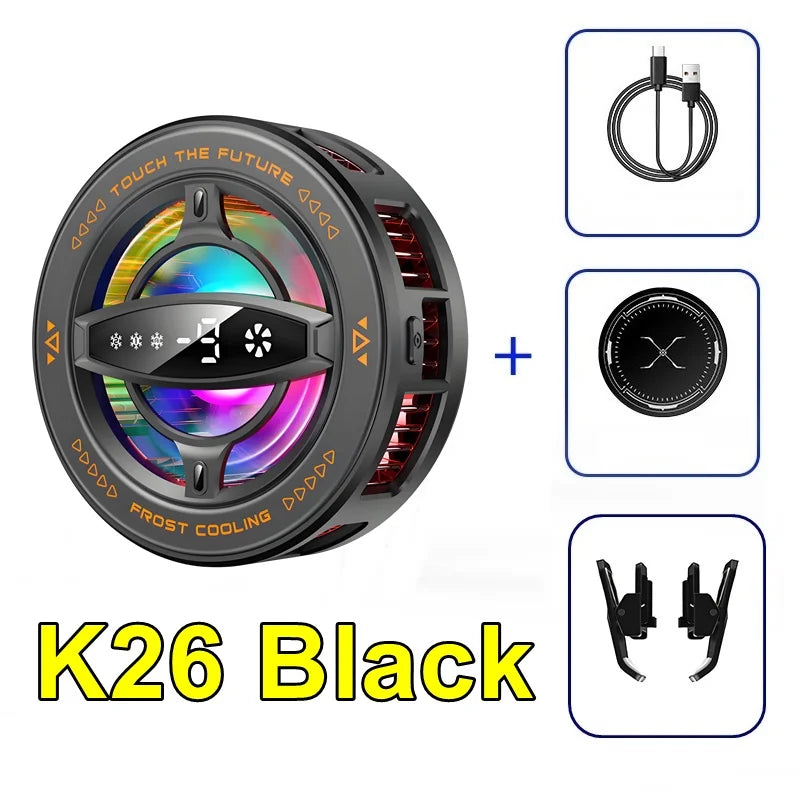 K20 Universal Magnetic Phone Cooler for Gaming | Digital Display