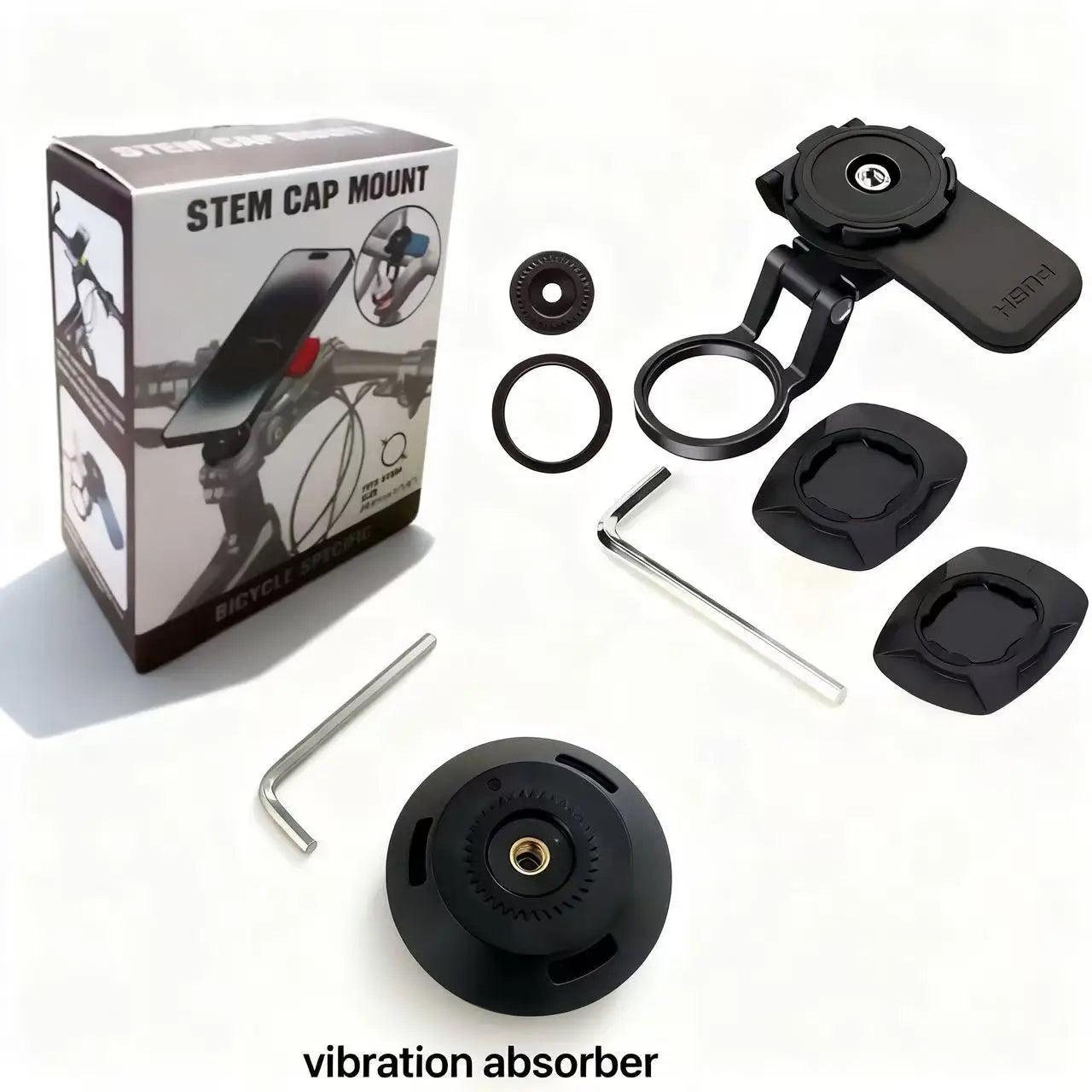 Motorcycle Phone Holder – Shock-Absorbing Quick-Release Bike Mount