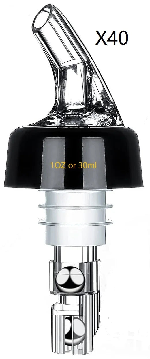 Viski Automatic Measure Liquor Pourer – Spill-Free Bottle Pourer & Wine Stopper