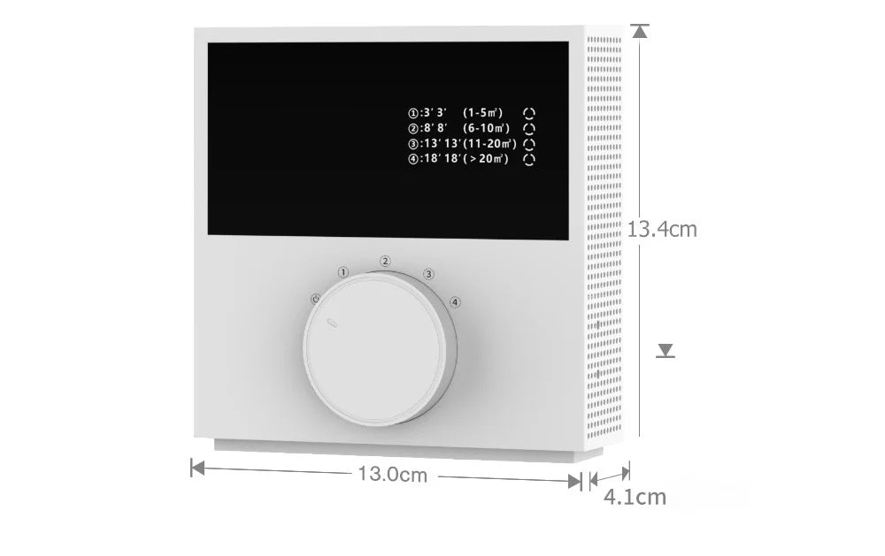 KIQUNE Negative Ion Air Purifier – Solar & USB Rechargeable, Activated Carbon Odor Remover