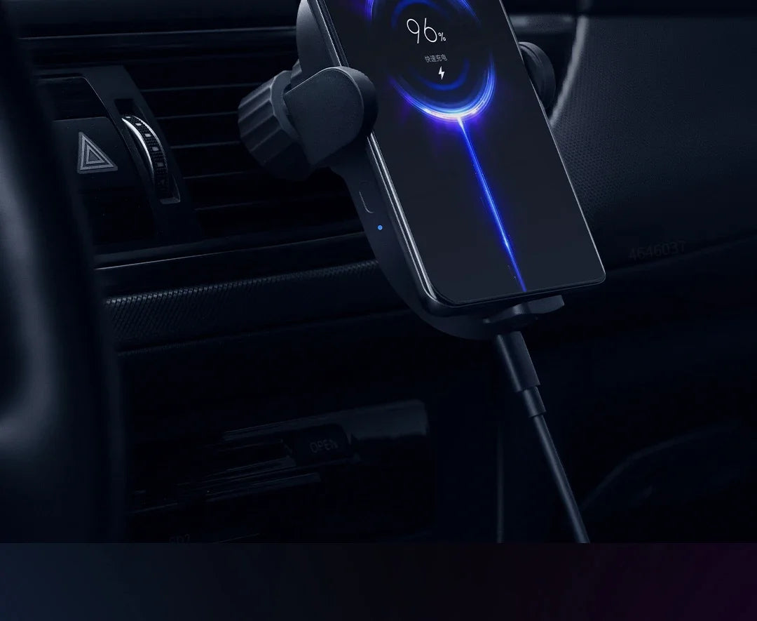 Xiaomi 30W Wireless Car Charger – Smart Auto-Clamp Fast Charging Phone Holder