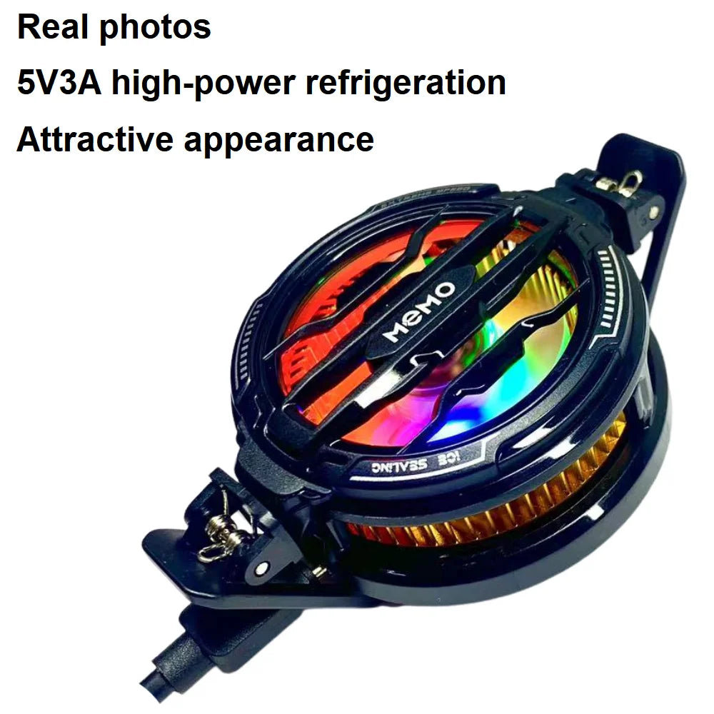 Universal Phone Cooler with Battery | Magnetic & Clip Cooling Fan for Gaming