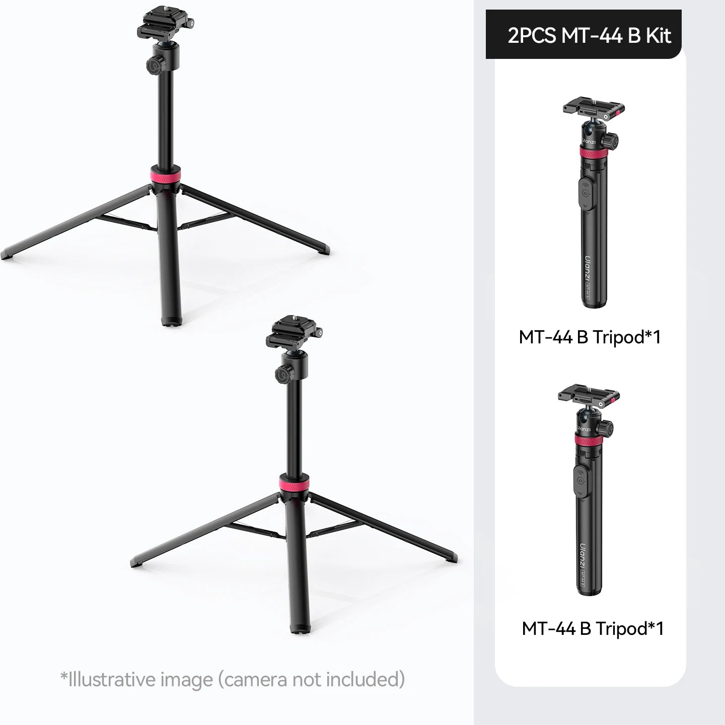 MT-44 B Auto-Deploy Tripod Pole – 1.5m with Bluetooth Remote