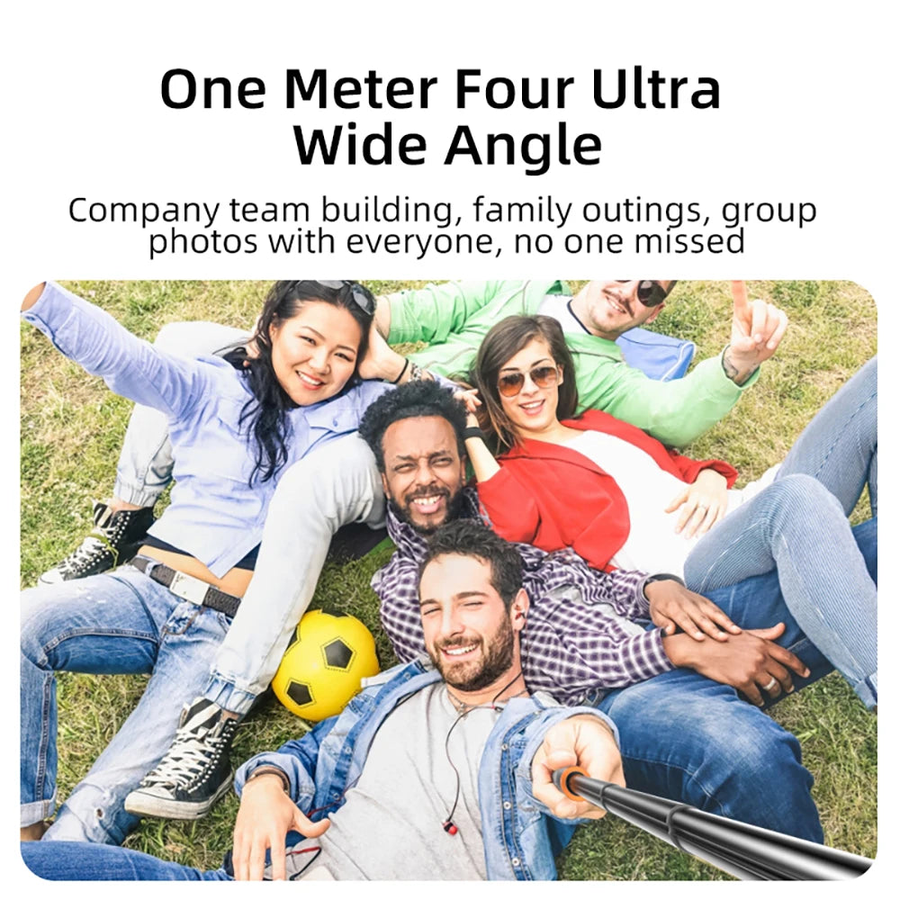 Portable Selfie Stick Tripod with 1/4″ Mount – Vlog & Live Stream