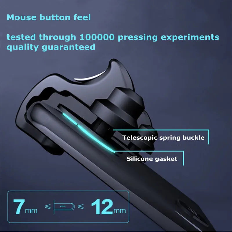 4-Finger Mobile Game Triggers (2PCS) – PUBG L1R1 Physical Buttons for iOS & Android