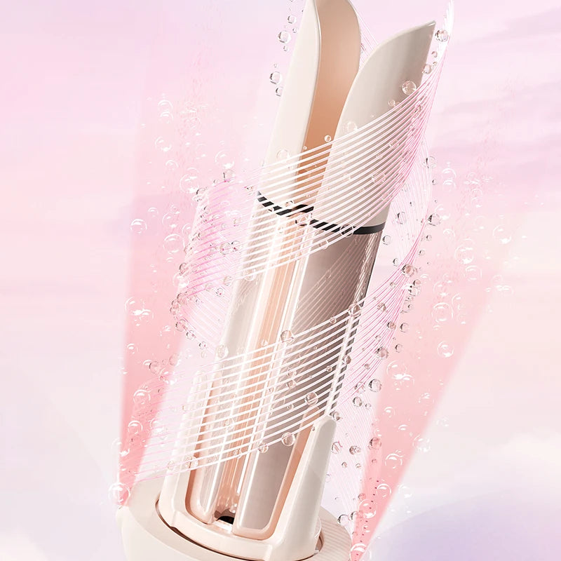 Automatic Rotating Hair Curler – 32mm Ceramic Wave Curling Iron with Interchangeable Barrels