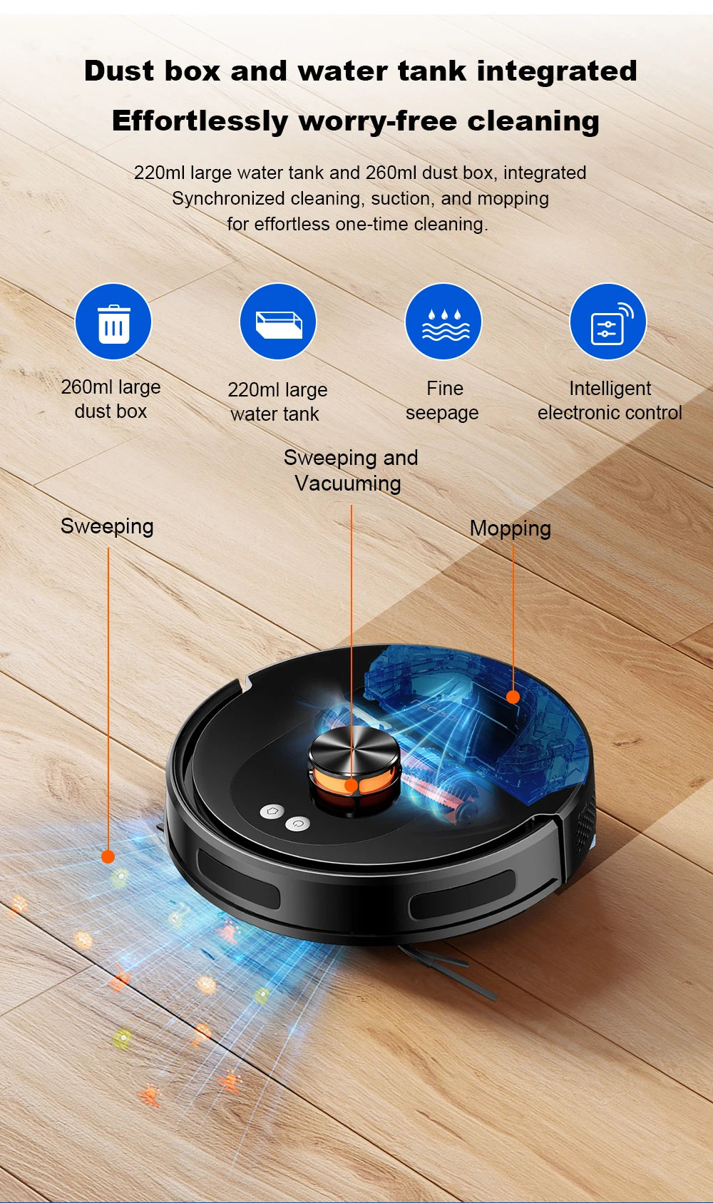 Liectroux T9 Robot Vacuum & Mop – 6500Pa LiDAR Mapping, Self-Empty Station, Dual-Band WiFi