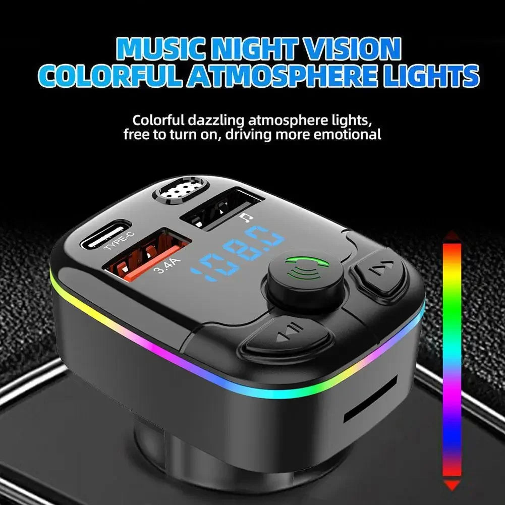 Car Bluetooth 5.0 FM Transmitter / MP3 Player