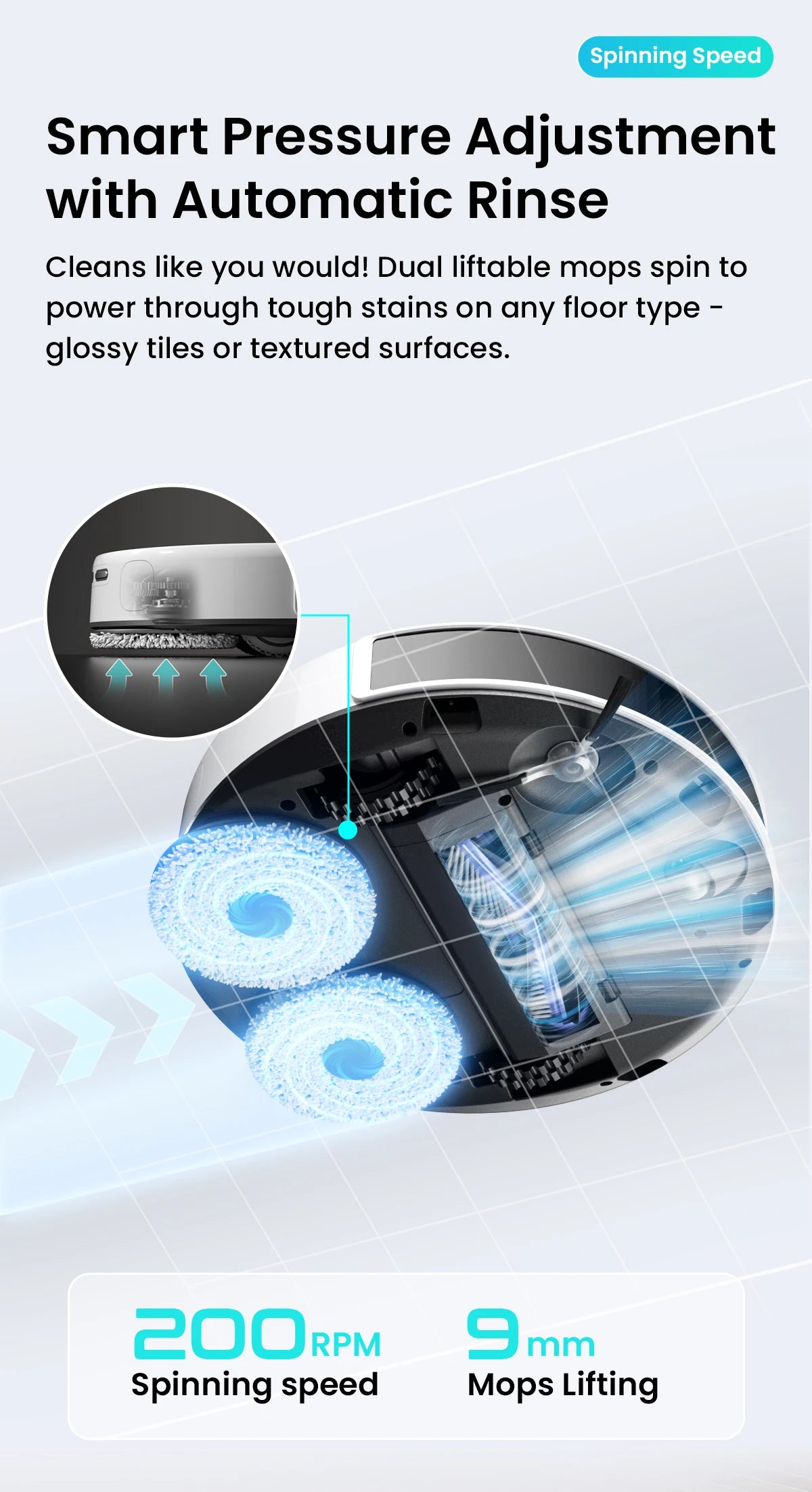 Lefant M3 4-in-1 Robot Vacuum & Mop – LiDAR Navigation, 220min Runtime, Alexa Compatibl