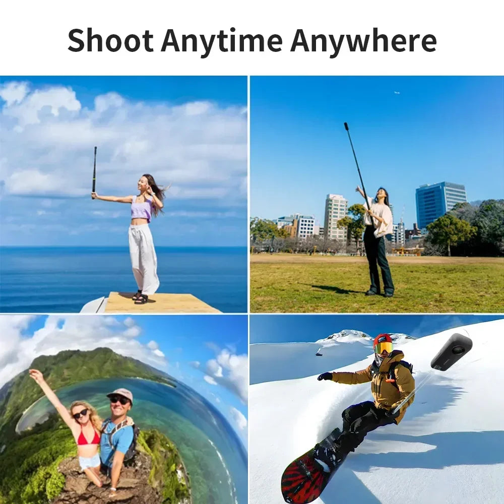 Professional Invisible Selfie Stick Tripod for Insta360 X5/X4/X3 & Action Cameras